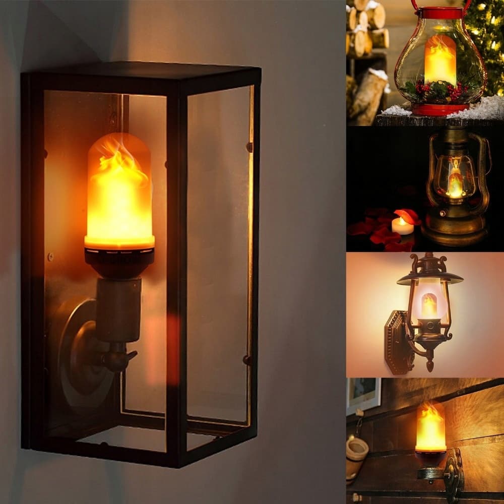 Żarówka imitująca płomień LED